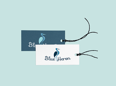 Blue Heron | Logo Brand art 💙 blue brand brand identity branding heron icon illustration logo minimal modern logo motion typography ui vector