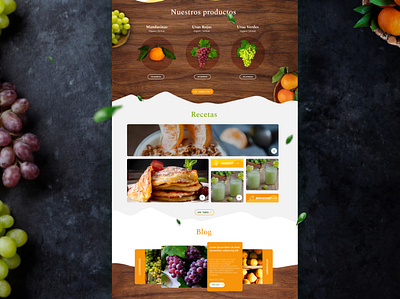 Fruits web page app blog design interface design web desktop ecommerce design fruits fruits and vegetables online modern page nature recipes app shopping app ui vegetables vintage design website