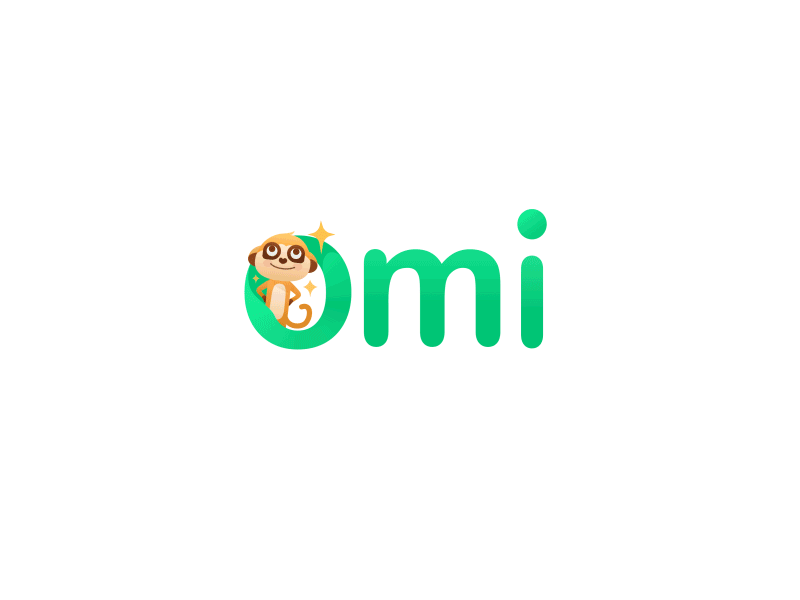 Omi - motion graphic animal animation app design graphic illustration motion ui