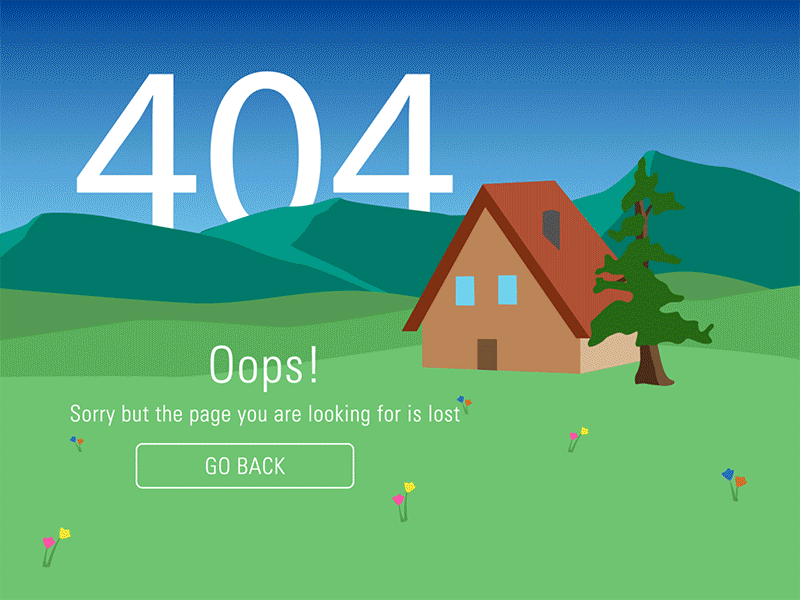 Daily UI 008 Error Page 404 error 404 page aftereffects animated gif animation branding dailyui008 dailyuichallenge design digital art drawing error 404 error page graphic design illustration nature photoshop ui uxui vector