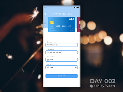 "Something Borrowed" App - Credit Card Payment