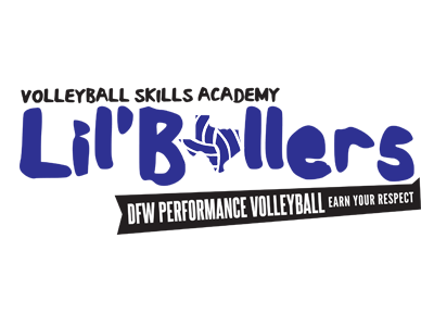 Lilballers kids logo sports volleyball