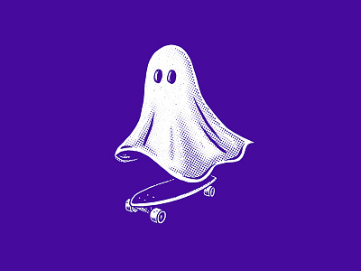 Ghost Rider ghost halloween illustration skate skateboard spooky texture