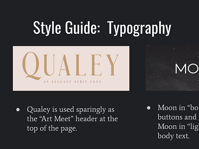 Art Meet Style Guide:Typography