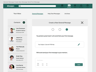 Diasppo Message Your Team