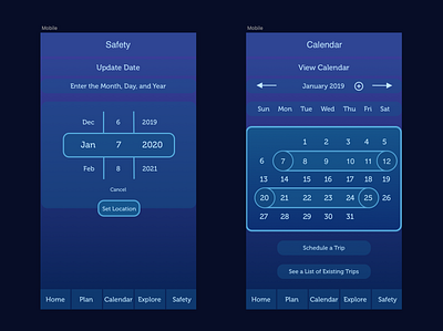 Smooth Sailing 5 app design graphic design ui ux