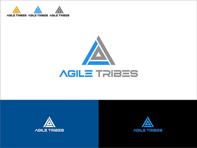 AGILE TRIBES company company logo consulting consulting logo graphic logo logodesign logotype