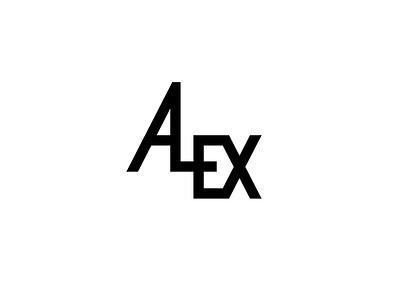 Alex alex concept design graphic logo mark minimalism simple