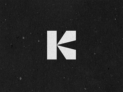 K letter design graphic k letter logo minimalism modernism simple