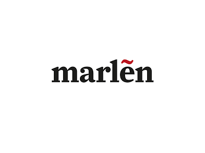 Marlen | Beauty salon beauty logo mark marlen minimalistic russia salon simple