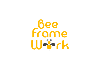 Bee Frame Work in white-bg