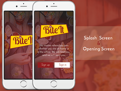 Bite It - Splash & Opening Screen