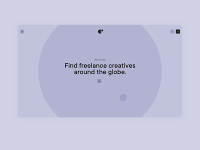 Creative Index design minimal typography webdesign