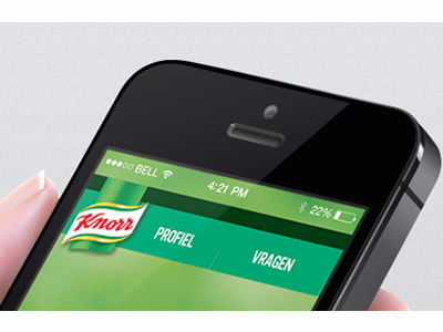 Knorr Whats for Dinner App app concept design knorr