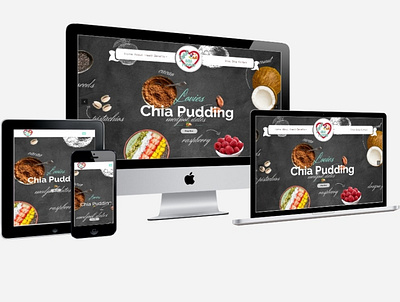 Lovies Chia Pudding - Website Design design webdesign website website design