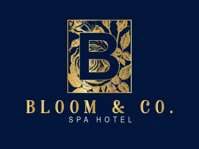 Bloom & Co. Spa Hotel - Logo Design design logo logo design agency