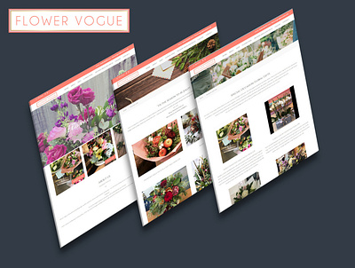 Flower Vogue - Website Design web design agency website website design