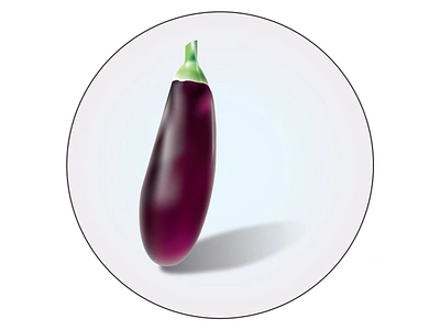 Eggplant Aubergine aubergine design eggplant illustration illustrator cc légumes numerique