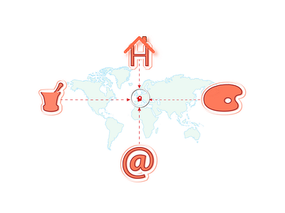 Map Live Place design icon illustration illustrator 2015 latitude map numerique website