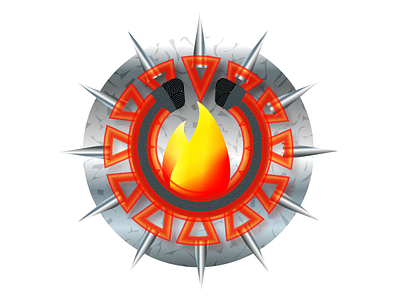 Fire 100 verctor fire icon illustration illustrator cc