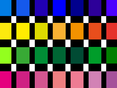 RGB Colour Chart chromatic colours contrast craft design emulsion form illustration illustrator waves