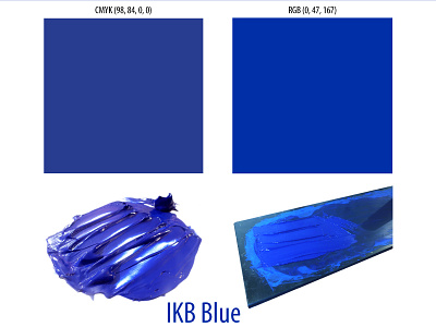 Ikb Blue book chromatic colours contrast cover craft design form illustration illustrator waves