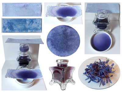 Natural Blue Inks chromatic colours craft