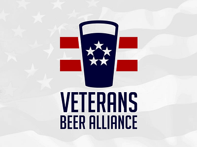 Veterans Beer Alliance america beer branding flag logo military non profit usa veterans