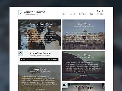 Jupiter Theme theme ui web design wordpress