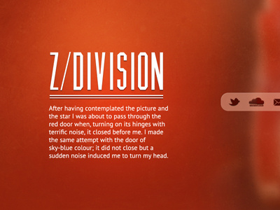 Z/Division blog layout musician ui
