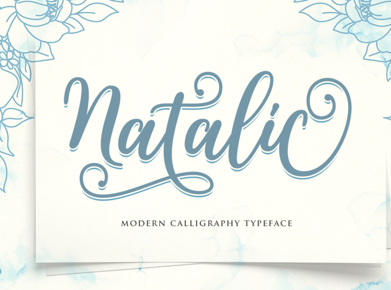 Natalic Script by Rastype studio on Dribbble