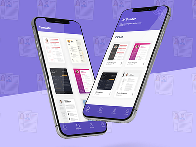 CV Maker | Resume Builder App UI Design app appdesign design graphic design mobileapp ui uidesign ux uxdesign