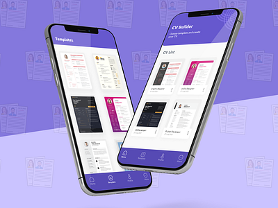 CV Maker | Resume Builder App UI Design