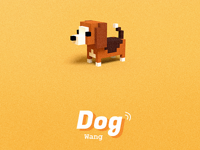 pixel dog magicavoxel pixl