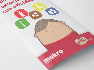 Makro Booklet book booklet graphic design illustration offset print print design security work