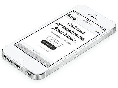 Favo Design - Home Page - Mobile Version