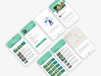 ZeroW Lifestyle - App UI/UX Design app design flat mobile app design mobile ui mockup ui ux web website