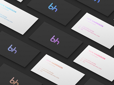 Personal Business Cards Design branding design illustration logo ui ux