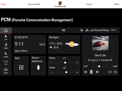 Porsche Site Redesign - PCM