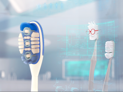 Colgate 3d animation colgate commercial glasses lab maya previs scientist toothbrush