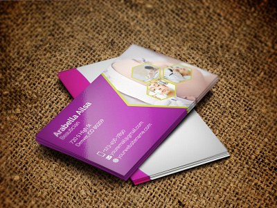 Spa/Skin Care Business Card blue branding business card business card design business cards card clean corporate corporate design graphic design illustration love minimal new card parlar parlour spa space women
