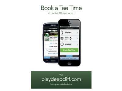 PressTee Golf Reservation App golf graphic design mobile uxui web design