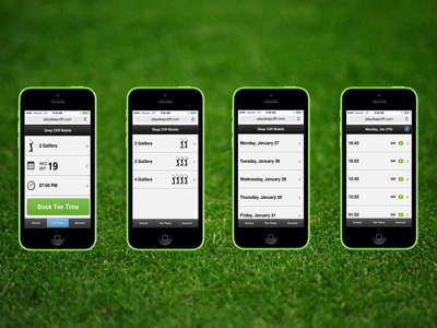 PressTee Golf Reservation App