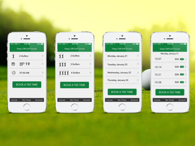 Golf Mobile Booking App