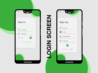 Login Screen app design login login screen ui