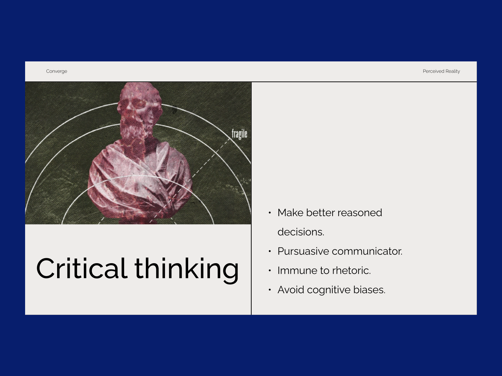 critical thinking for presentations