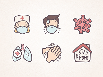 FREE Hand-drawn Pandemic Icons clipart doodle free freebie freebies hand drawn icon design icons illustration pandemic