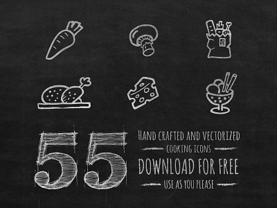Cooking Icons Freebie cooking free icons freebie hand drawn icons vector