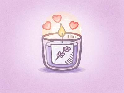 Candle Love candle clipart doodle hand drawn icon design icons illustration lavender mood tinyart