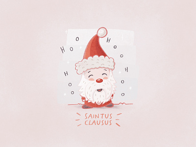 Holiday Creatures - Saintus Clausus christmas clipart doodle hand drawn icon design icons illustration santa santa claus tinyart